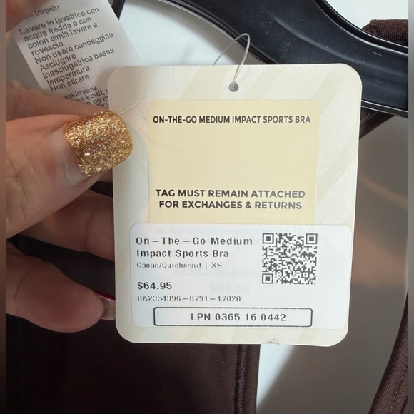 Fabletics Women's “On-The-Go” Medium Impact Racerback Sport Bra.  Size XS.  NWT. - Picture 10 of 14